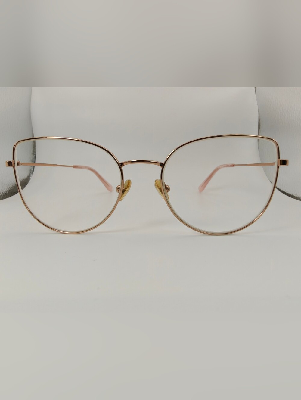 Imani. Titianium. Rose Gold Metal Cat-Eye Frame Women's Glasses